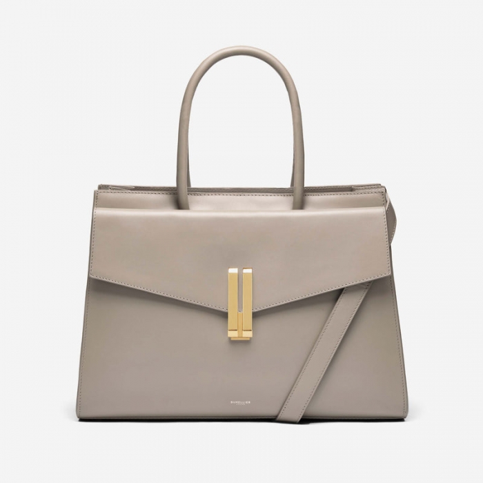 Demellier | The Maxi Montreal | Taupe Smooth | Canada Outlet