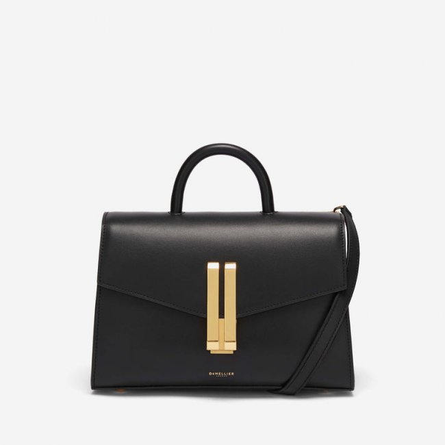 Demellier | The Midi Montreal | Black Smooth | Canada Outlet
