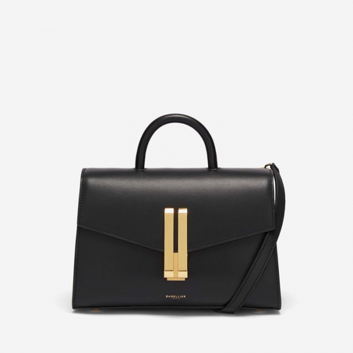 Demellier | The Midi Montreal | Black Smooth | Canada Outlet