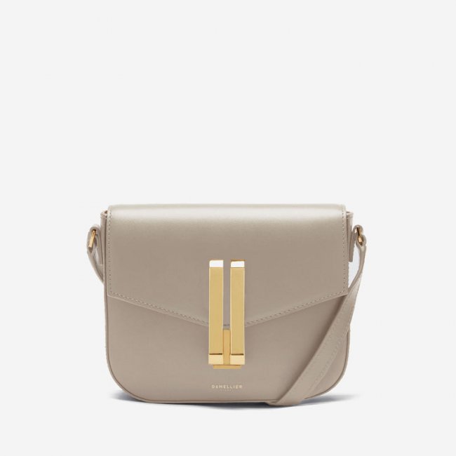 Demellier | The Small Vancouver | Taupe Smooth | Canada Outlet