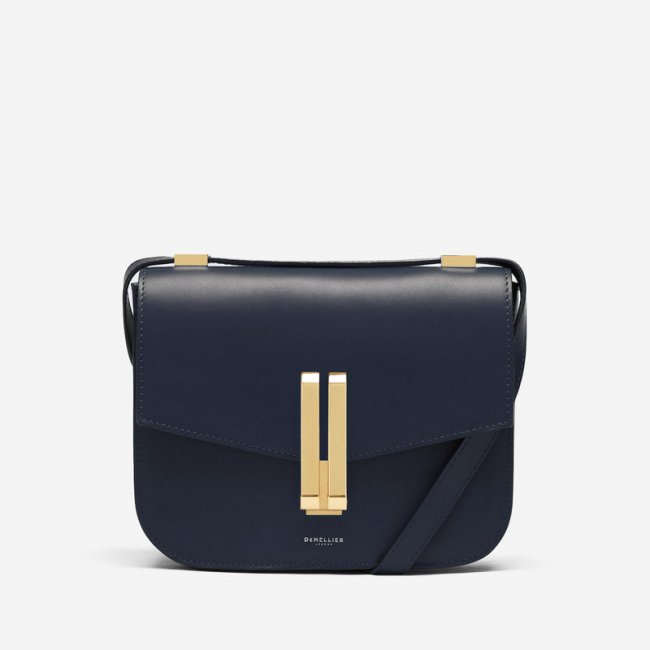 Demellier | The Vancouver | Navy Smooth | Canada Outlet