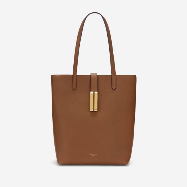 Demellier | The Vancouver Tote | Tan Small Grain | Canada Outlet