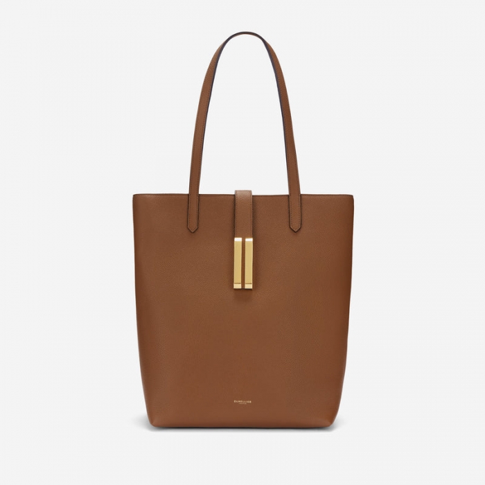 Demellier | The Vancouver Tote | Tan Small Grain | Canada Outlet