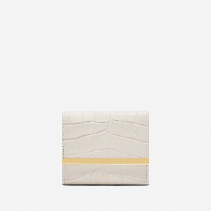 Demellier | The Mini Marais | Off-White Croc Effect | Canada Outlet