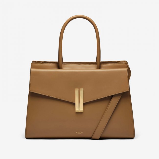 Demellier | The Maxi Montreal | Deep Toffee Smooth | Canada Outlet