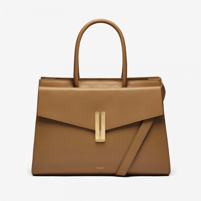Demellier | The Maxi Montreal | Deep Toffee Smooth | Canada Outlet