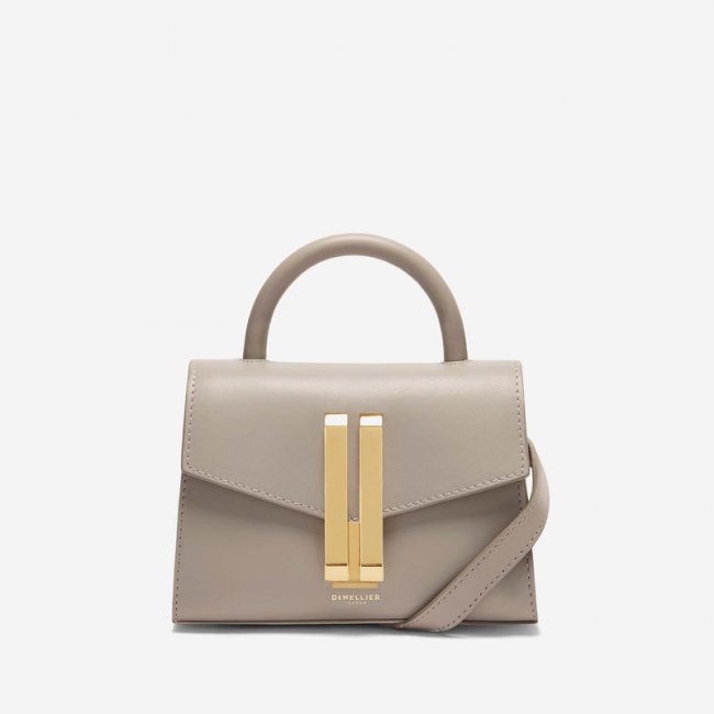 Demellier | The Nano Montreal | Taupe Smooth | Canada Outlet