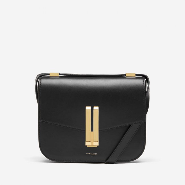 Demellier | The Vancouver | Black Smooth | Canada Outlet
