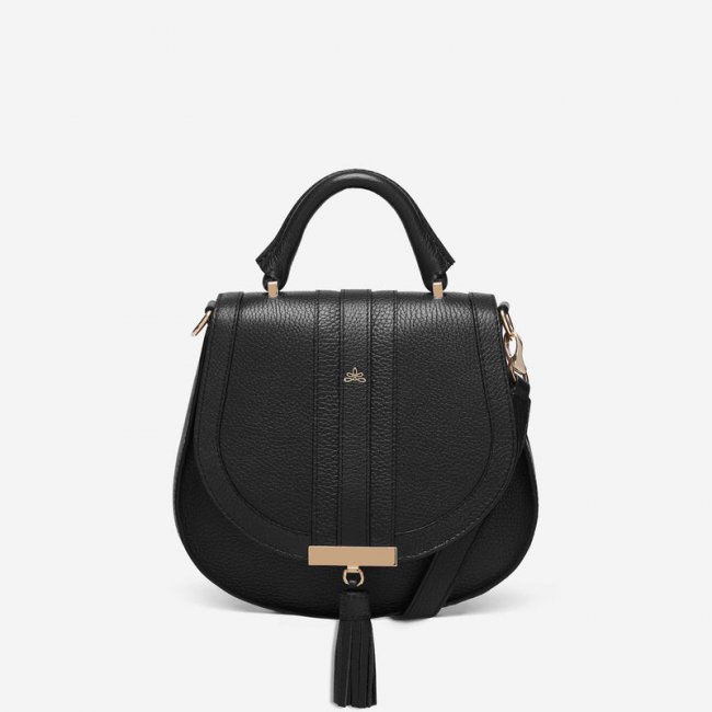 Demellier | The Mini Venice | Black Grain | Canada Outlet