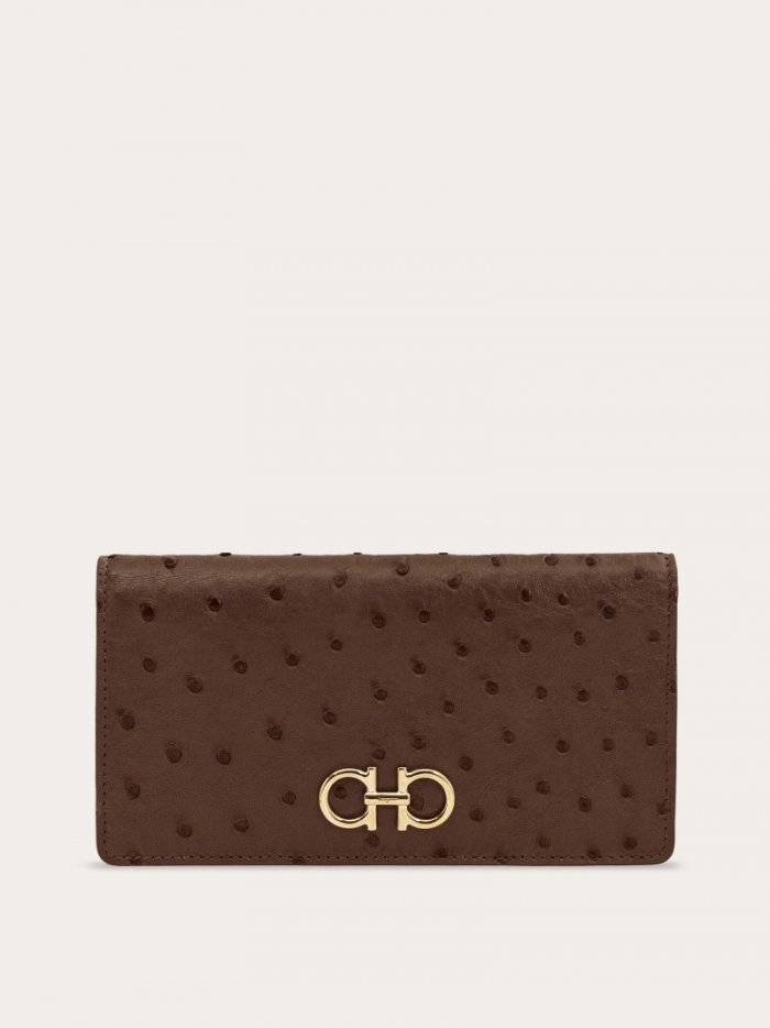 Ferragamo Women's Gancini Continental Wallet - Clay | Quick Ship!
