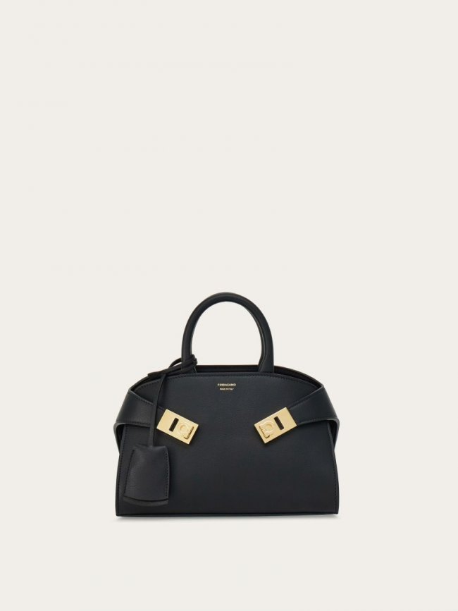 Ferragamo Women's Hug Handbag - Black | Quick Ship!