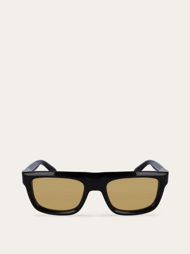 Ferragamo Men's Sunglasses - Black/Brown | Quick Ship!