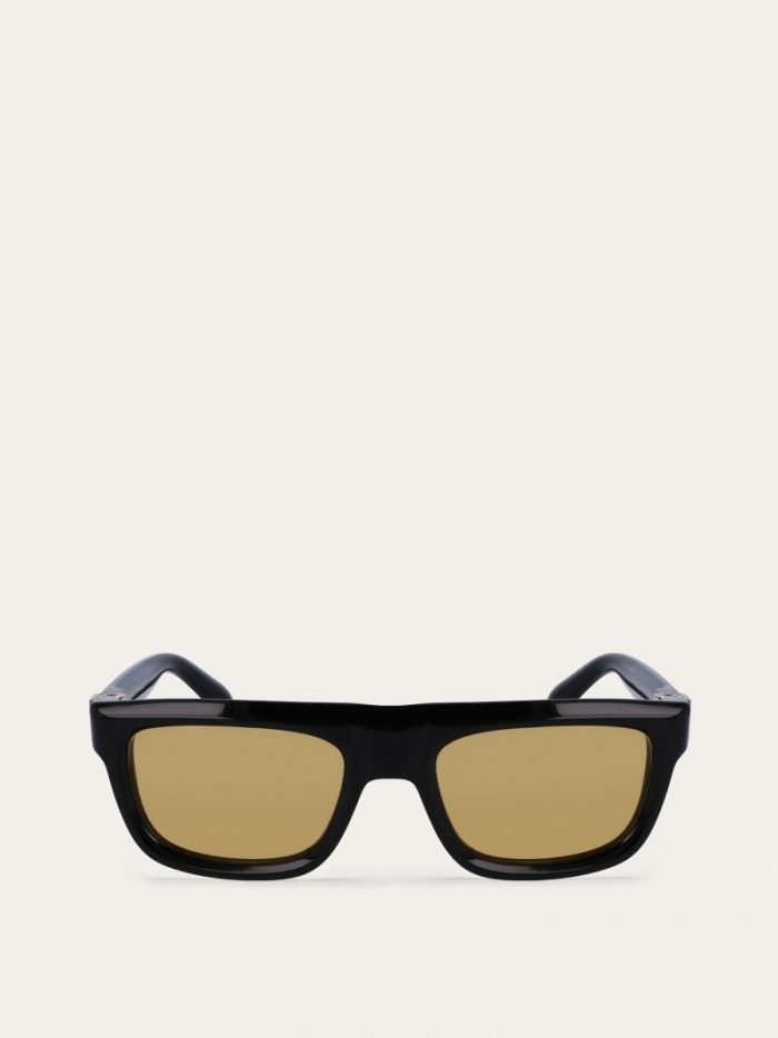 Ferragamo Men's Sunglasses - Black/Brown | Quick Ship!