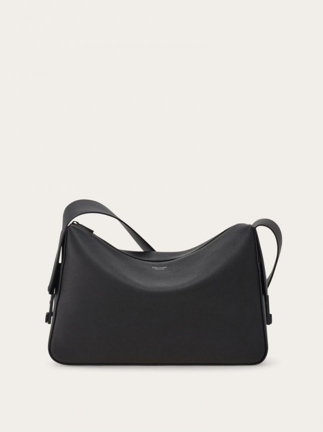 Ferragamo Men's Crossbody Bag - Black | Quick Ship!