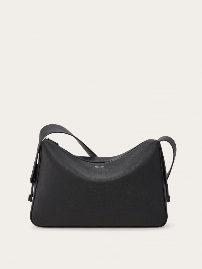 Ferragamo Men's Crossbody Bag - Black | Quick Ship!