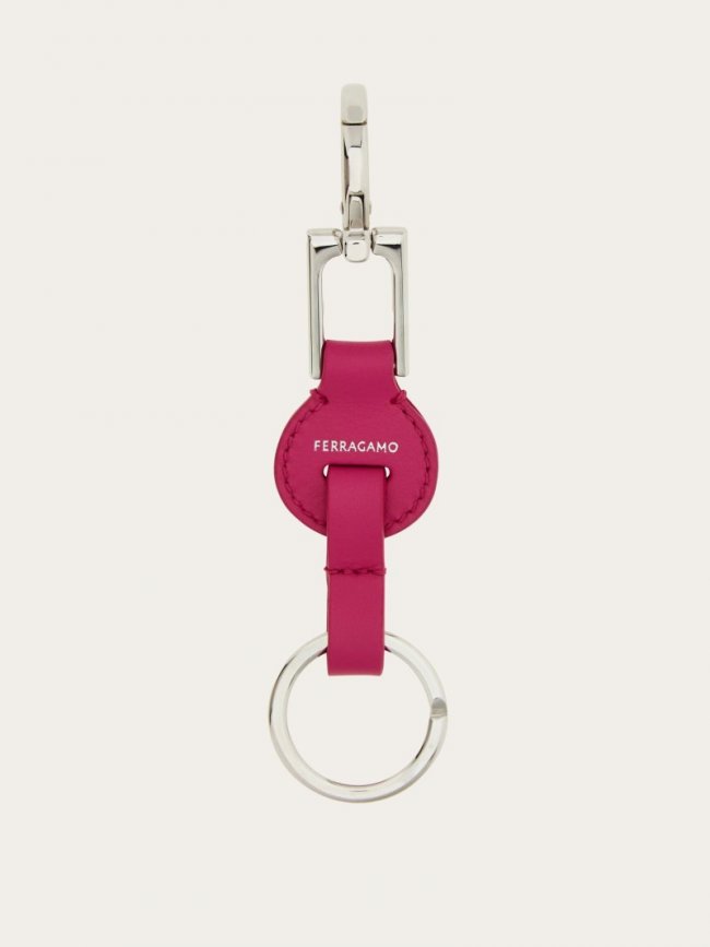 Ferragamo Women's Gancini Key Holder - Cerise Pink | Quick Ship!