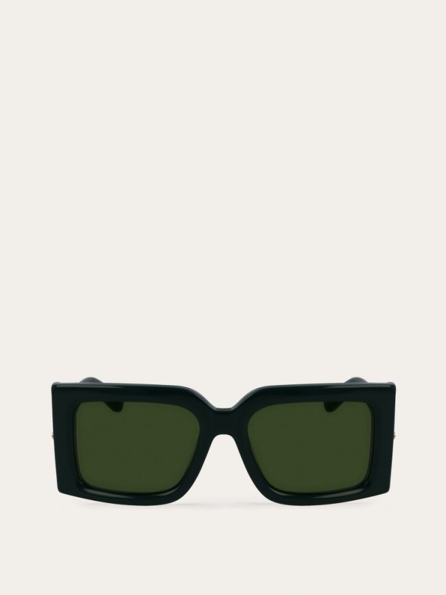 Ferragamo Women's Sunglasses - Green | Quick Ship!