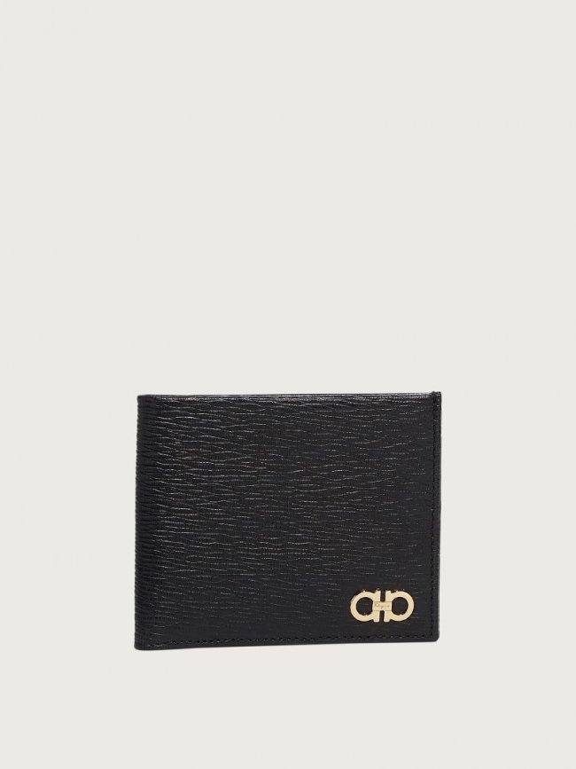 Ferragamo Men's Gancini Wallet - Black | Quick Ship!