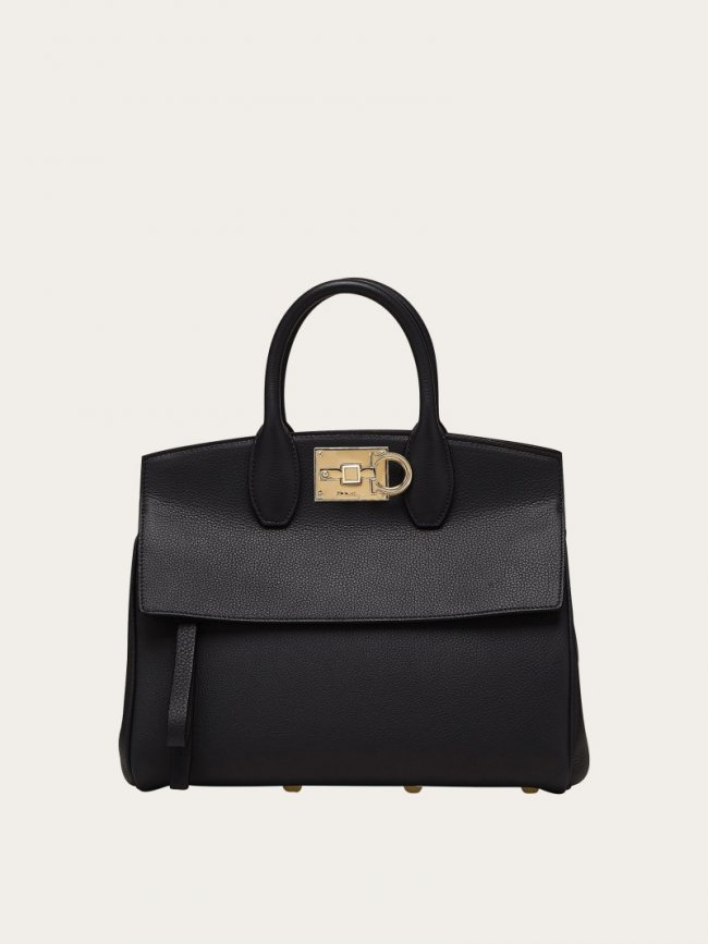 Ferragamo Women's Studio Bag - Black | Quick Ship!