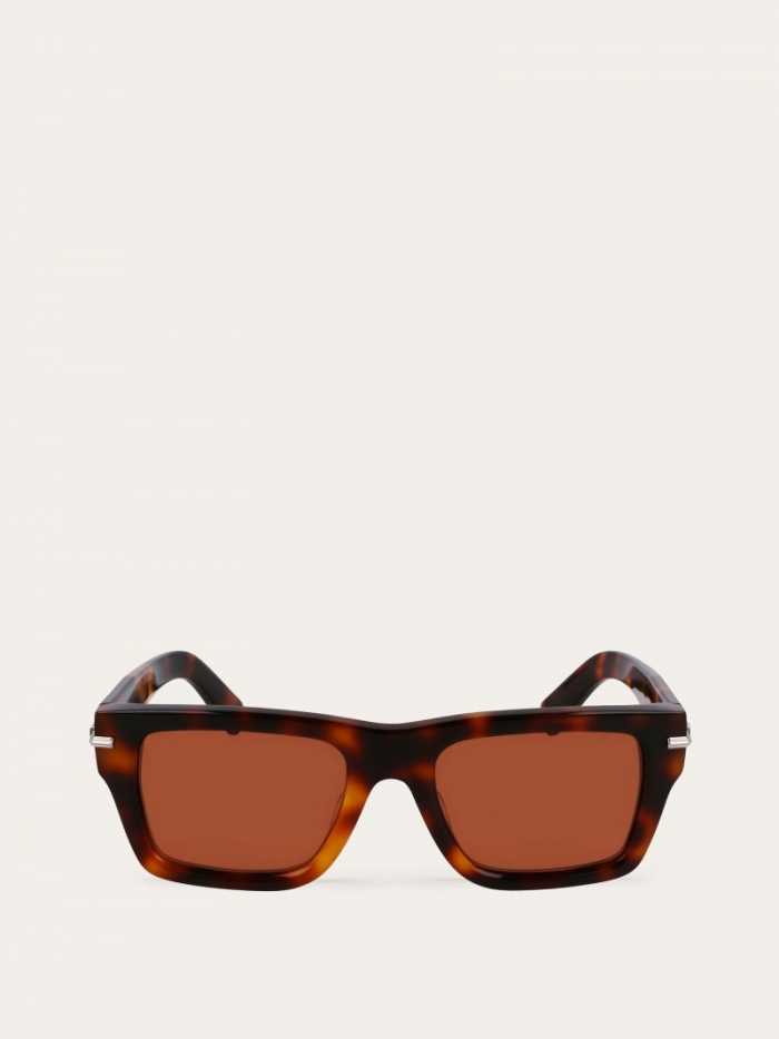 Ferragamo Men's Sunglasses - Tortoise/Brick | Quick Ship!