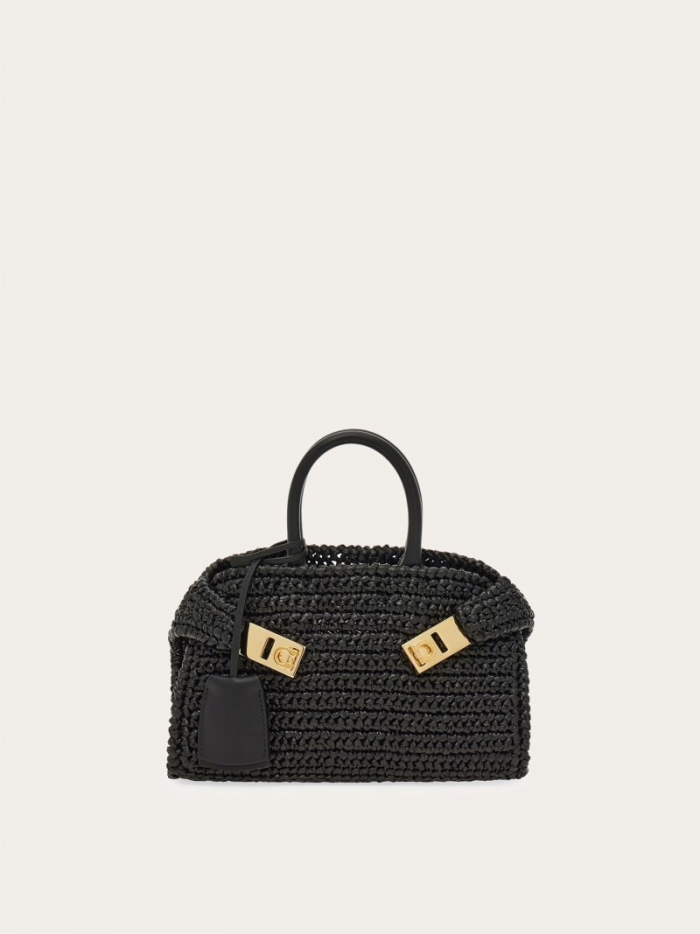 Ferragamo Women's Hug Handbag - Black | Quick Ship!