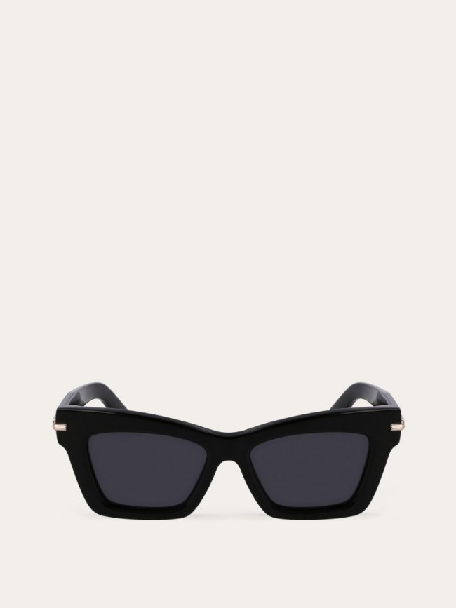 Ferragamo Women's Sunglasses - Black/Grey | Quick Ship!