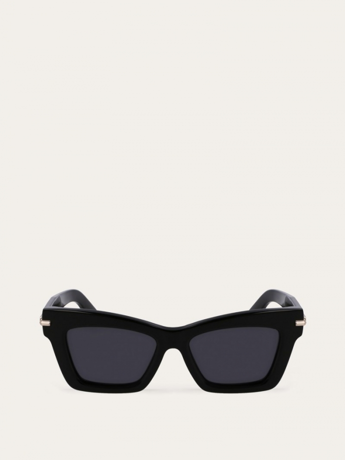 Ferragamo Women's Sunglasses - Black/Grey | Quick Ship!