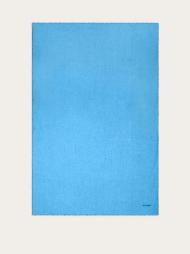 Ferragamo Women's Cashmere Shawl - Denim | Quick Ship!