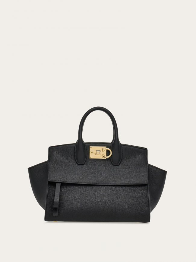 Ferragamo Women's Studio Soft Bag - Black | Quick Ship!