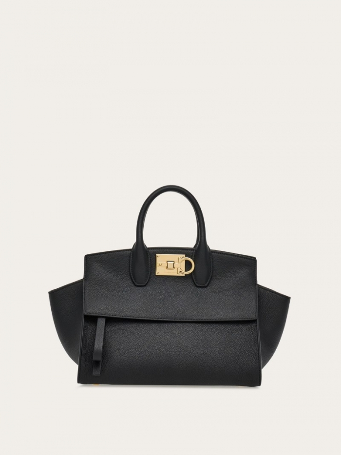 Ferragamo Women's Studio Soft Bag - Black | Quick Ship!