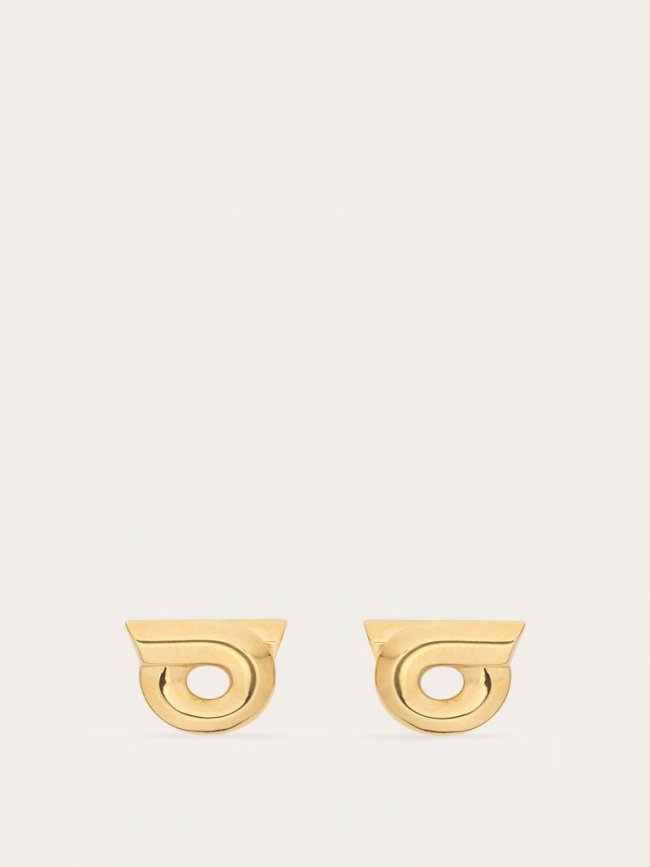 Ferragamo Women's Gancini Earrings - Gold (Size 14) | Quick Ship!