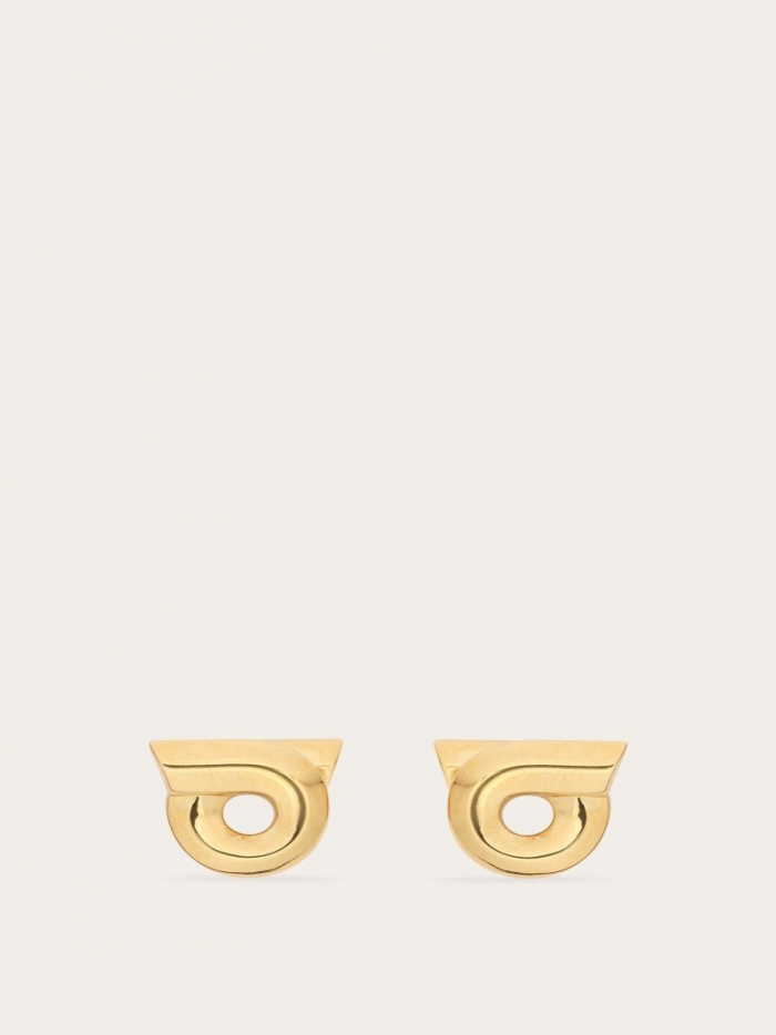 Ferragamo Women's Gancini Earrings - Gold (Size 14) | Quick Ship!