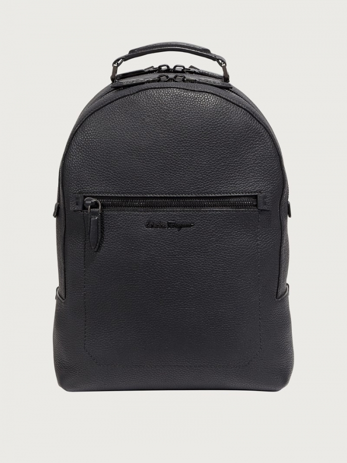 Ferragamo Men's Backpack - Black | Quick Ship!
