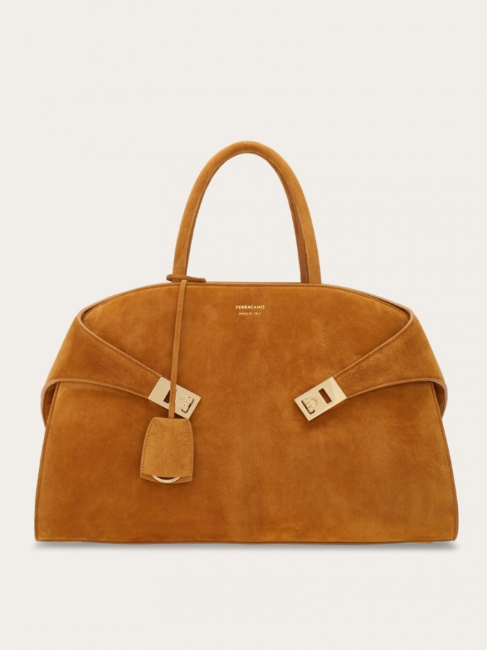 Ferragamo Women's Hug Handbag - Natural Nude | Quick Ship!