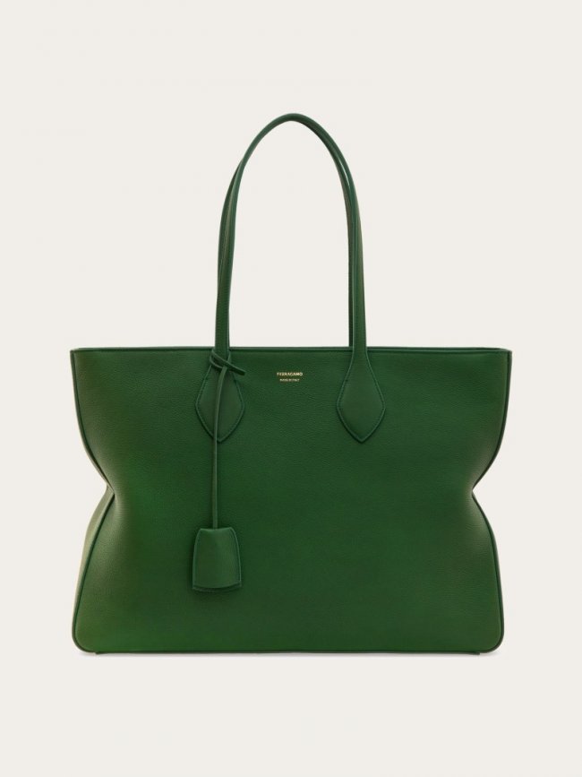 Ferragamo Women's Tote Bag - Forest Green | Quick Ship!