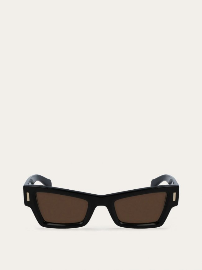 Ferragamo Women's Sunglasses - Black/Brown | Quick Ship!