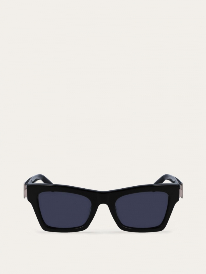 Ferragamo Women's Sunglasses - Black/Grey | Quick Ship!