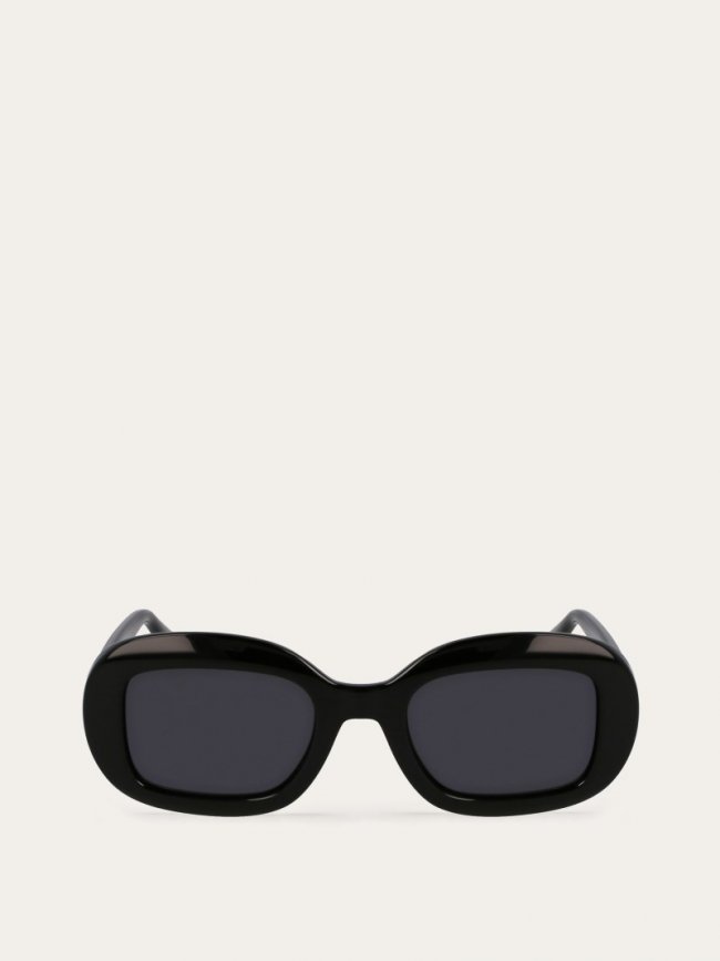 Ferragamo Women's Sunglasses - Black/Grey | Quick Ship!