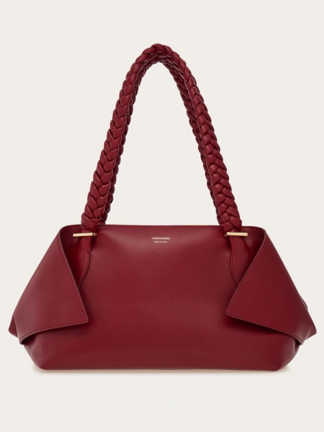 Ferragamo Women's Shoulder Bag - Burgundy | Quick Ship!