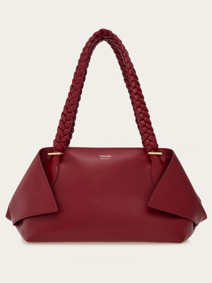 Ferragamo Women's Shoulder Bag - Burgundy | Quick Ship!