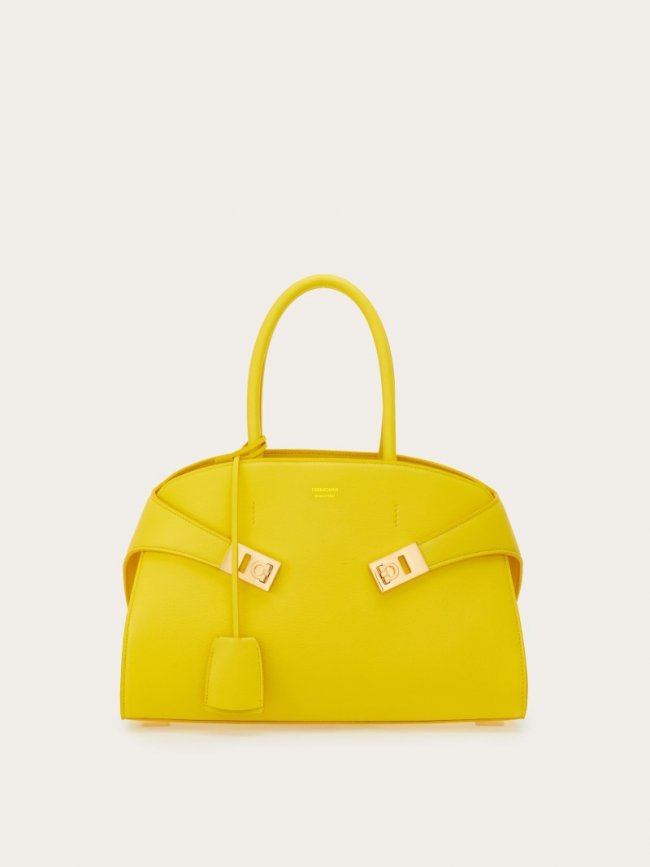 Ferragamo Women's Hug Handbag - Yellow | Quick Ship!