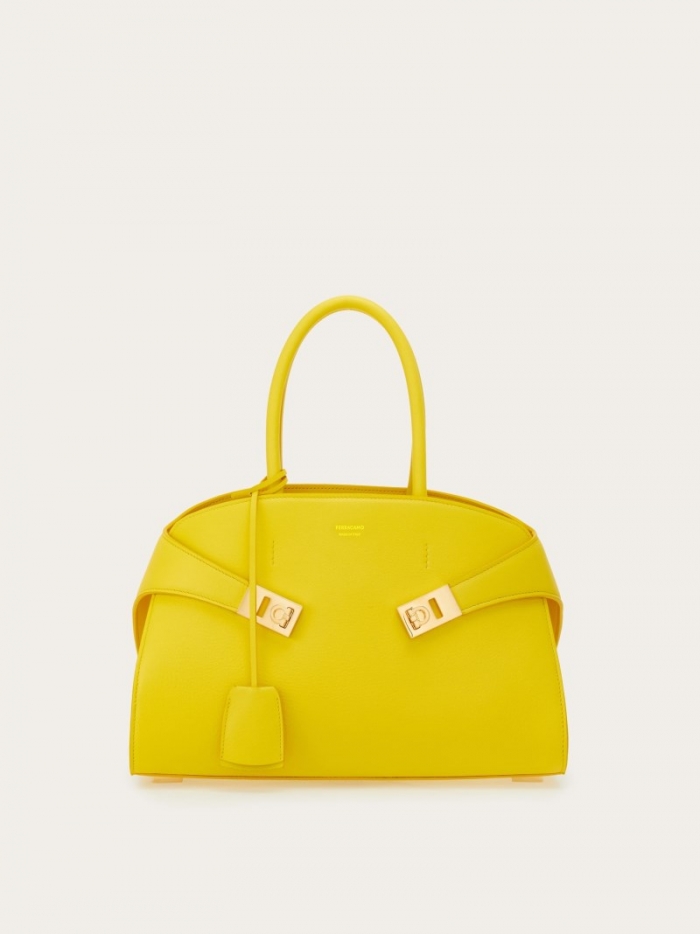 Ferragamo Women's Hug Handbag - Yellow | Quick Ship!
