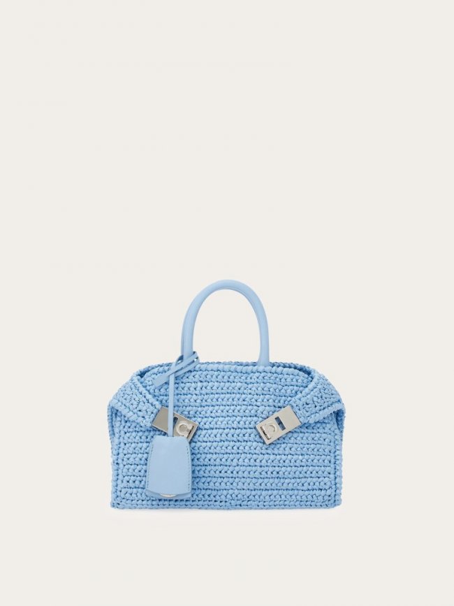 Ferragamo Women's Hug Handbag - Sky Blue | Quick Ship!
