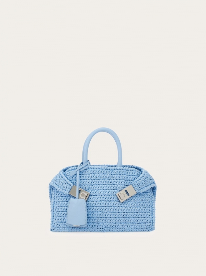 Ferragamo Women's Hug Handbag - Sky Blue | Quick Ship!