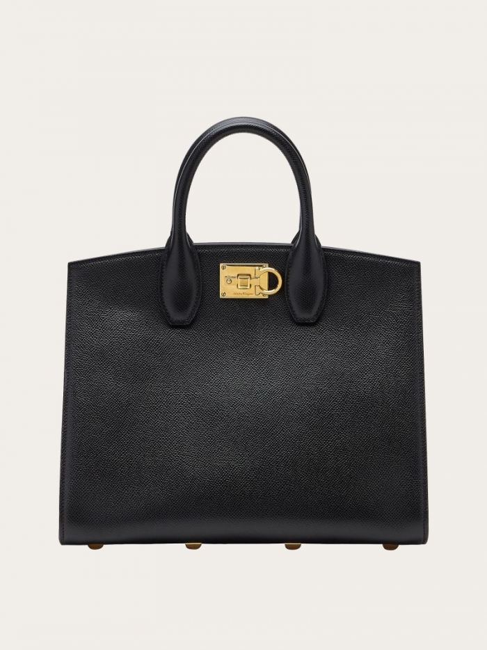 Ferragamo Women's Studio Box Bag - Black | Quick Ship!