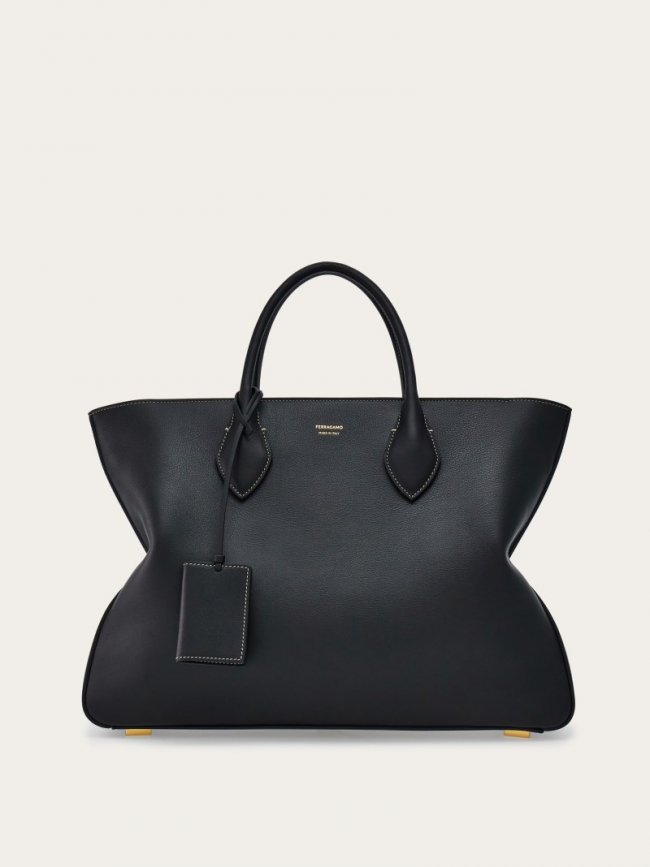 Ferragamo Women's Tote Bag - Black | Quick Ship!