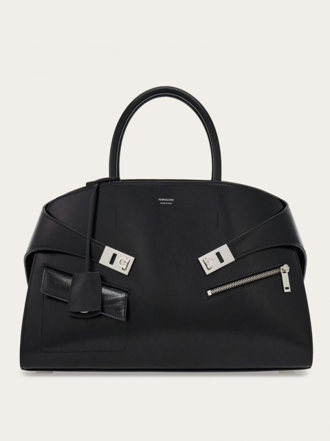 Ferragamo Women's Hug Handbag - Black | Quick Ship!