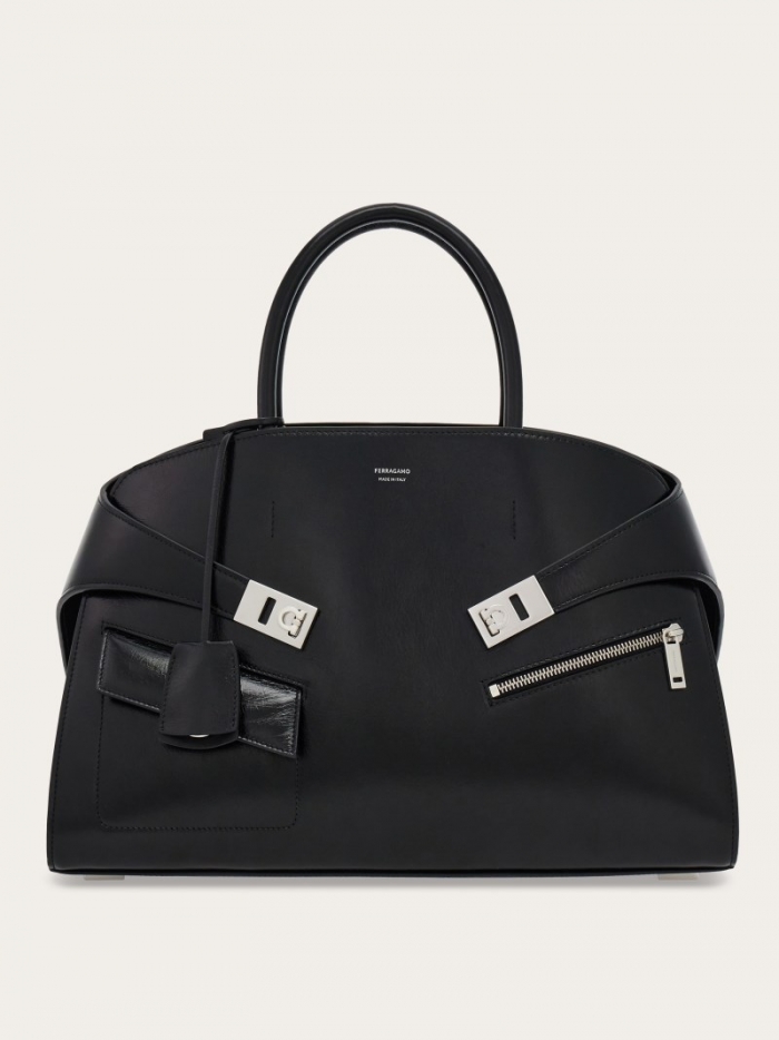 Ferragamo Women's Hug Handbag - Black | Quick Ship!