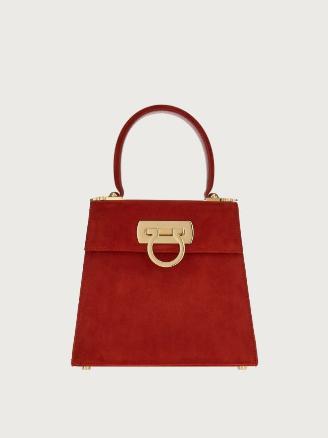 Ferragamo Women's Iconic Top Handle - Velvet Red | Quick Ship!