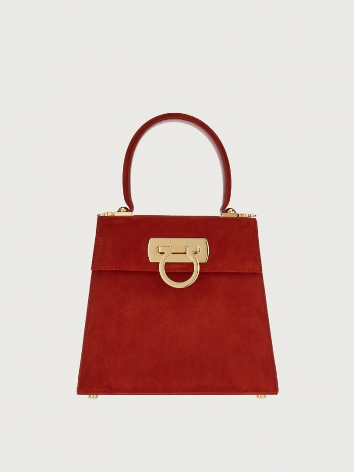 Ferragamo Women's Iconic Top Handle - Velvet Red | Quick Ship!
